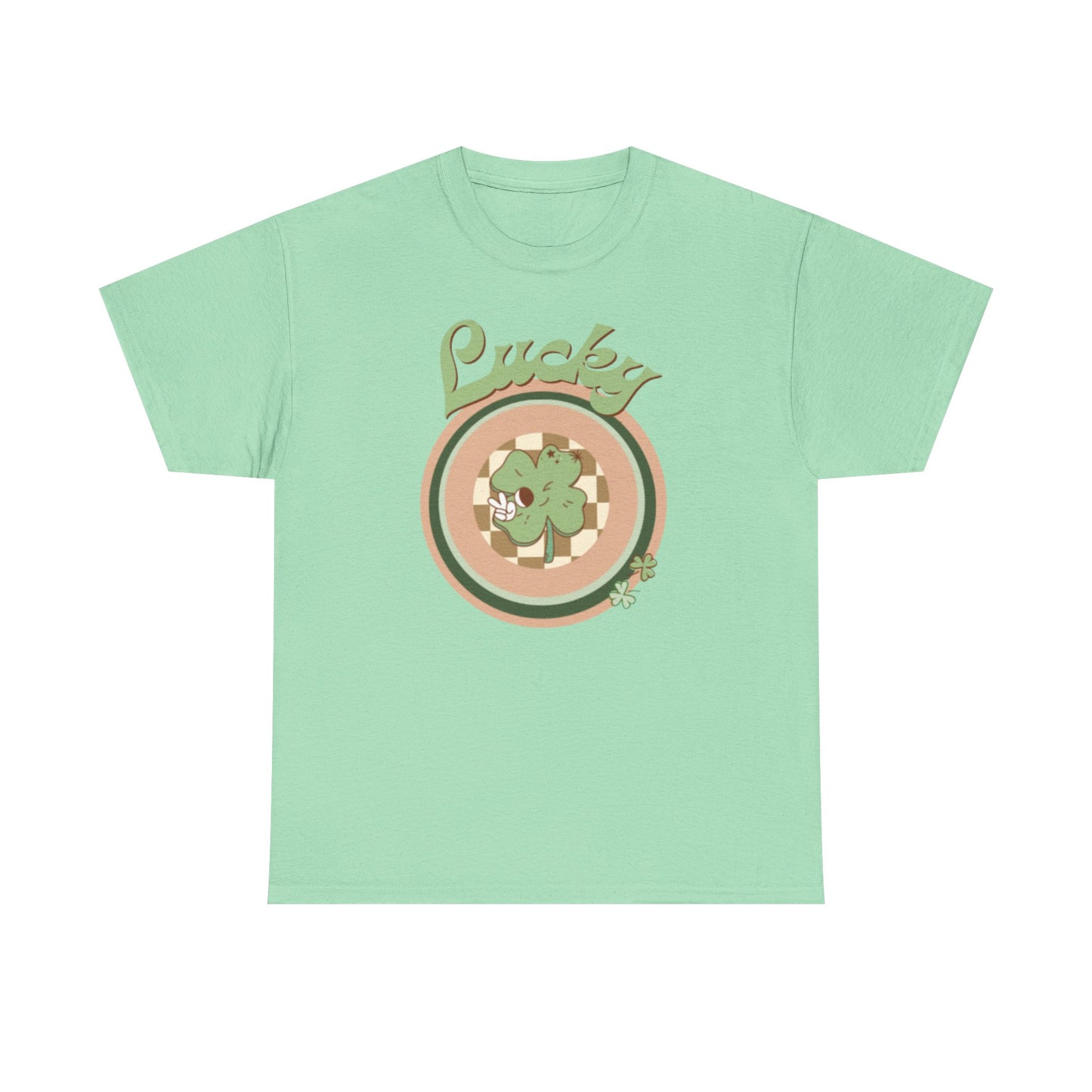 80s Retro Whimsical St Patrick’s Day Tee